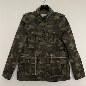 LC Waikiki Casual Outerwear Camouflage Khaki Jacket Size 40